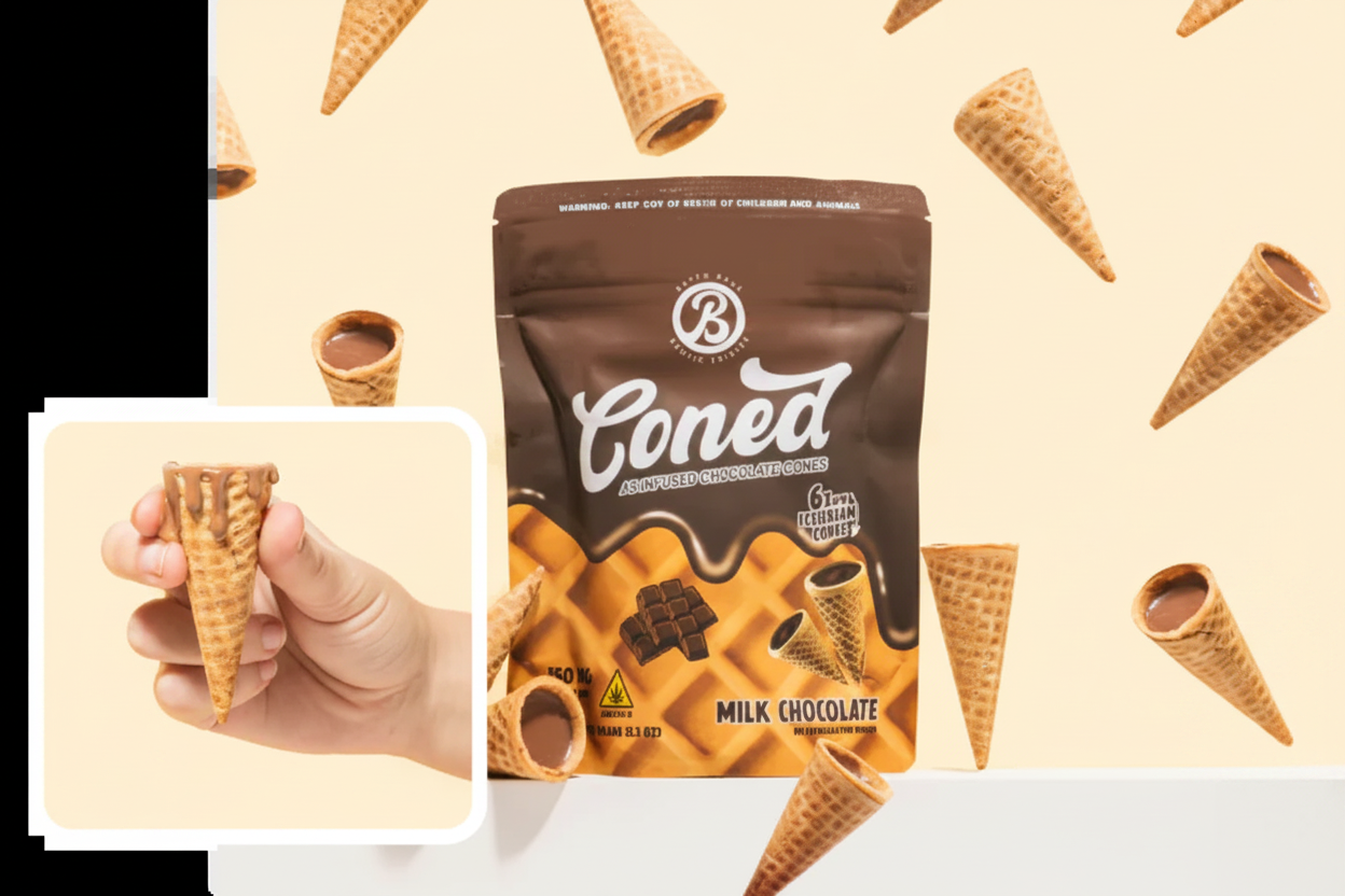 Chocolate Waffle Cones Product Lifestyle